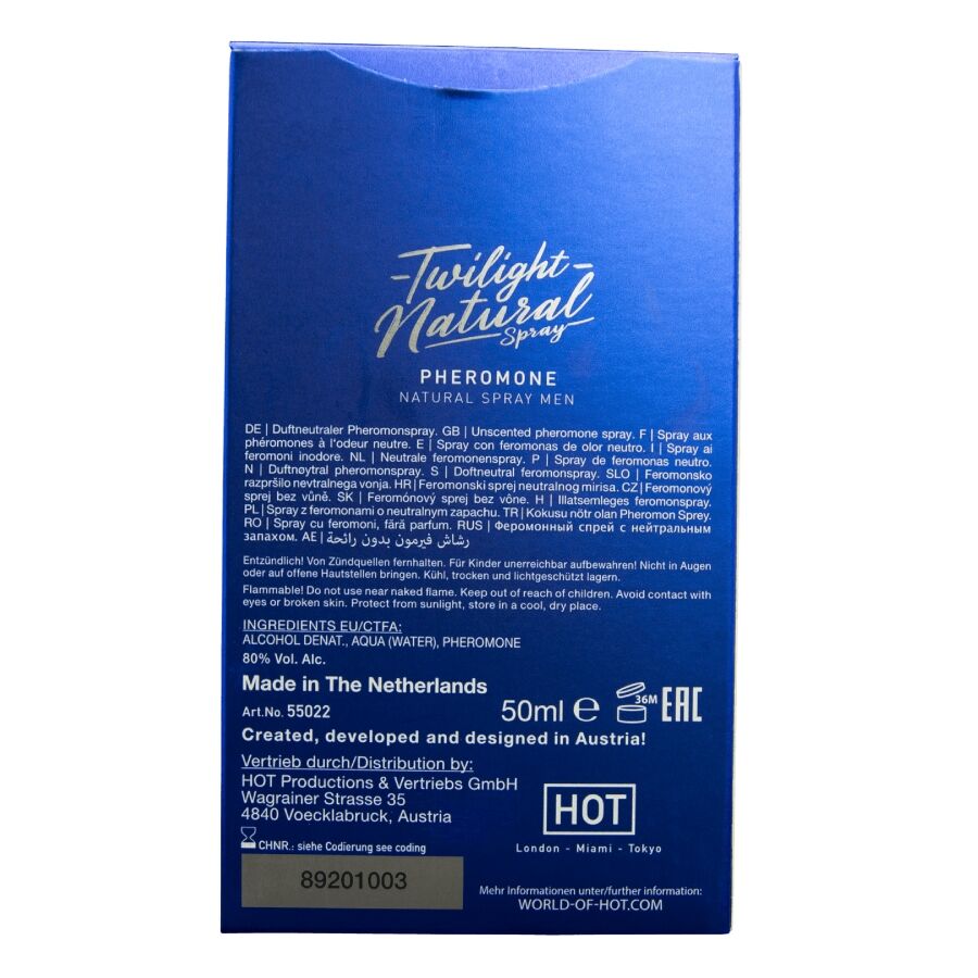 HOT - TWILIGHT PHEROMONE SPRAY NATURALE UOMO 50 ML – Profumi con feromoni maschili – foto 4