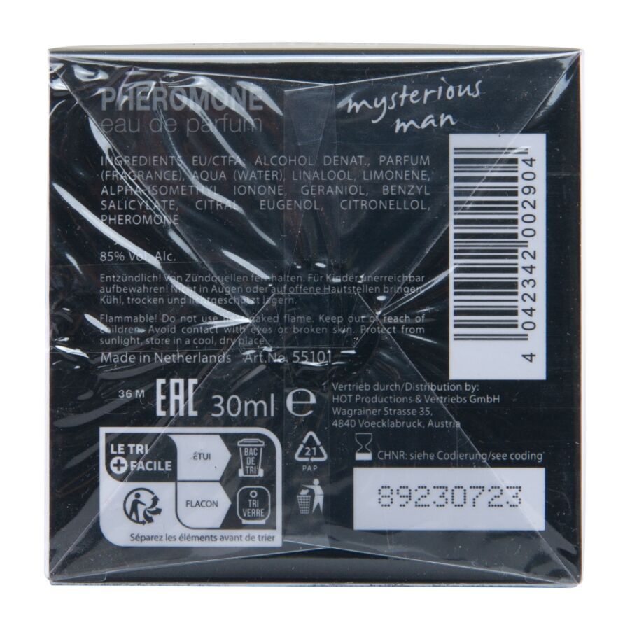 HOT - PROFUMO AI FEROMONI LONDRA UOMO MISTERIOSO 30 ML – Profumi con feromoni maschili – foto 6