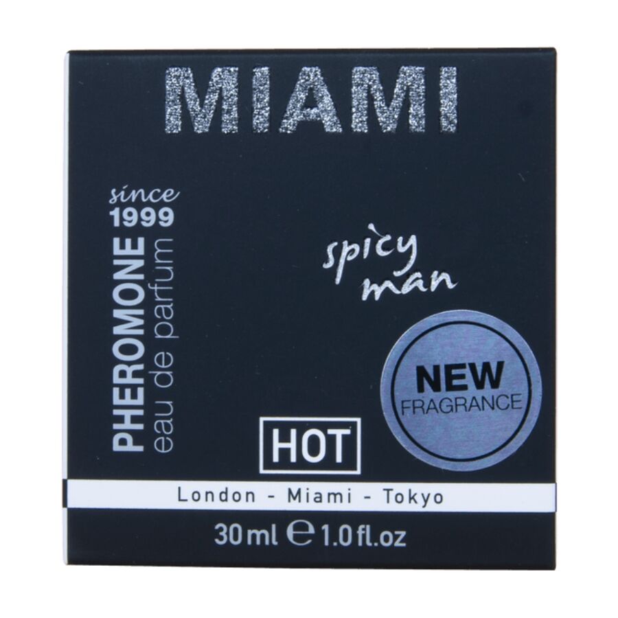 HOT - PROFUMO AI FEROMONI MIAMI SPICY MAN 30 ML – Profumi con feromoni maschili – foto 4