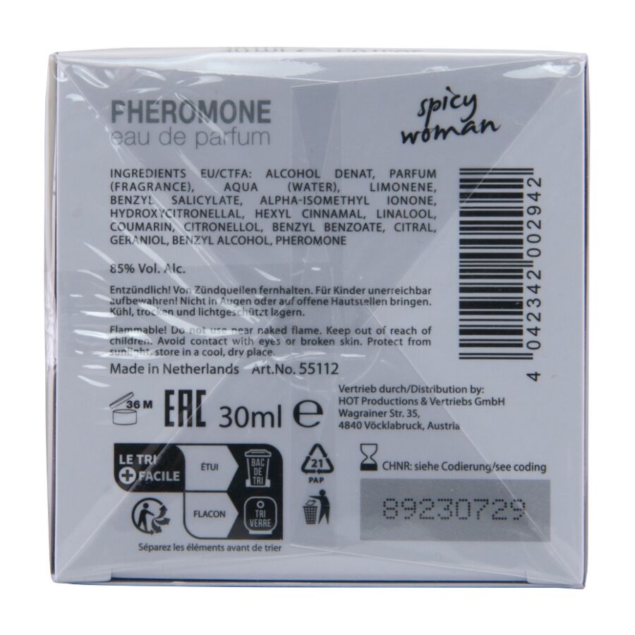 HOT - PROFUMO AI FEROMONI MIAMI SPICY WOMAN 30 ML – Profumi con feromoni femminili – foto 6