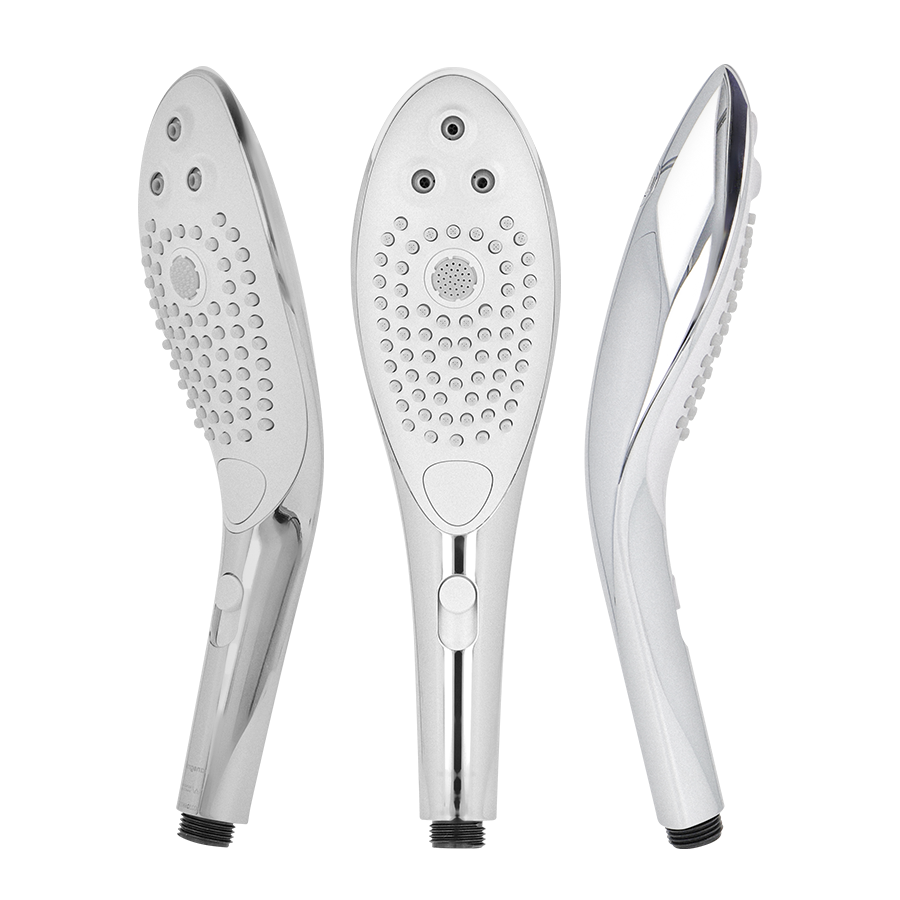 WOMANIZER - SOFFIONE DOCCIA STIMOLANTE CLITORIDEO WAVE CROMATO – Per il clitoride – foto 2