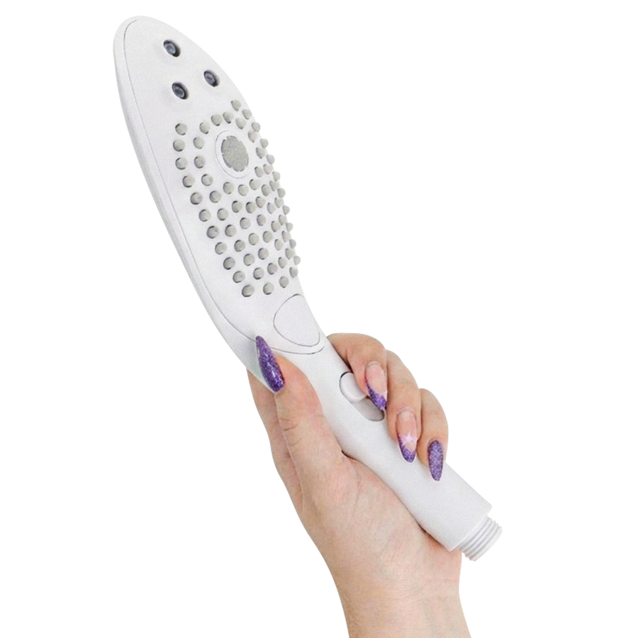 WOMANIZER - SOFFIONE DOCCIA STIMOLANTE CLITORIDEO WAVE BIANCO – Per il clitoride – foto 4