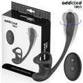 ADDICTED TOYS - PLUG ANALE CON VIBRAZIONE E OSCILLAZIONE A 360º E STIMOLATORE DEI TESTICOLI – Vibratori anali