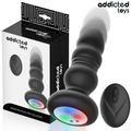 ADDICTED TOYS - TAPPO ANALE ROTANTE E VIBRANTE, LUCE LED, TELECOMANDO – Vibratori anali