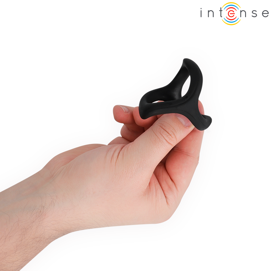 INTENSE - ALFIE ANELLO PER PENE TRIPLO REGOLABILE MODELLO 6 – Cockring senza vibrazione – foto 2