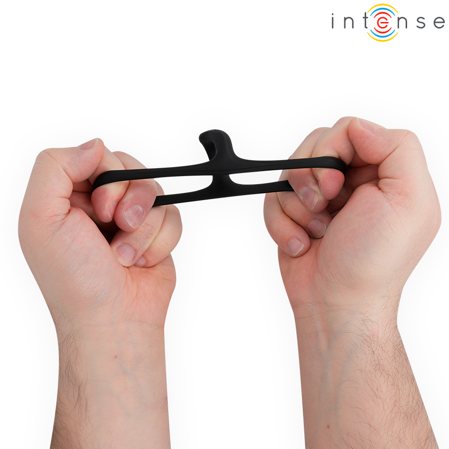 INTENSE - ALFIE ANELLO PER PENE TRIPLO REGOLABILE MODELLO 6 – Cockring senza vibrazione – foto 4