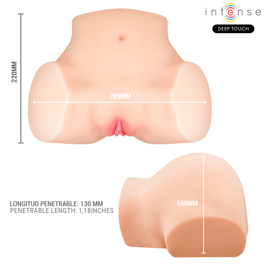 INTENSE DEEP TOUCH - NICOLE MASTURBATORE VAGINALE CON EFFETTI DI ASPIRAZIONE, CALORE, VIBRAZIONE E VOCALE CON TELECOMANDO 5,3 KG – Vagine con vibrazione – foto 6