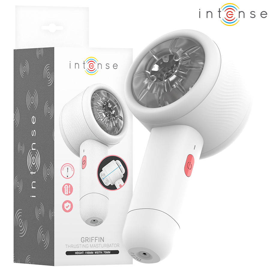 INTENSE - MASTURBATORE GRIFFIN CON SPINTA AVANZATA – Masturbatore automatico