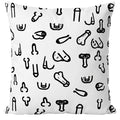 DIABLO PICANTE - CUSCINO PER PENE 30 X 30 BIANCO – Accessori
