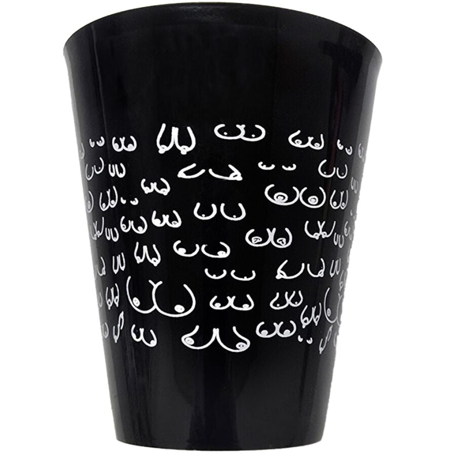DIABLO PICANTE - TAZZA NERA 500 ML CON SENO BIANCO – Giochi di addio singoli