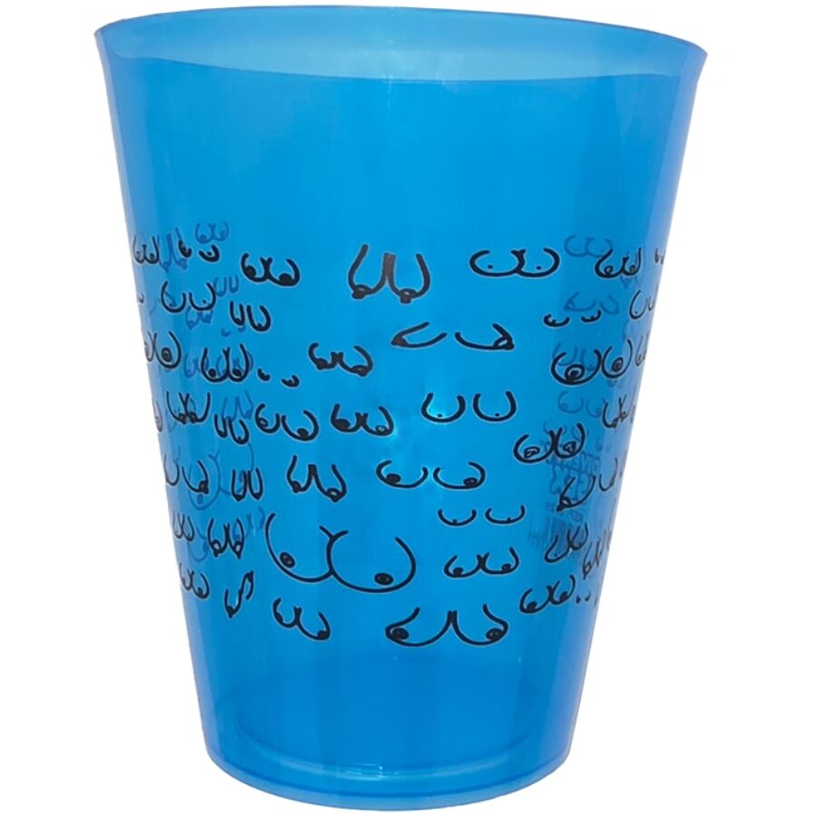 DIABLO PICANTE - TAZZA BLU 500 ML CON TETTONE NERO – Giochi di addio singoli