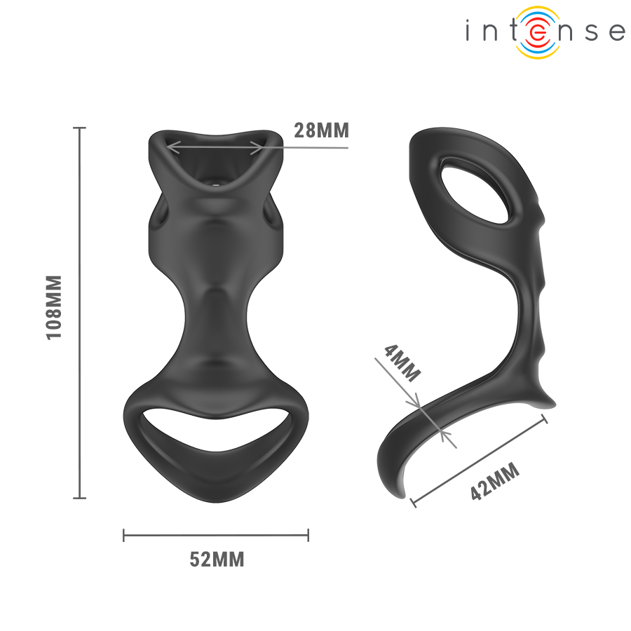 INTENSE - LIAM ANELLO PER PENE MODELLO 7 – Cockring senza vibrazione – foto 5