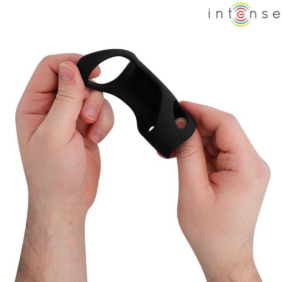 INTENSE - JEROME ANELLO PER PENE VIBRANTE REGOLABILE MODELLO 12 – Cockring con vibrazione – foto 4