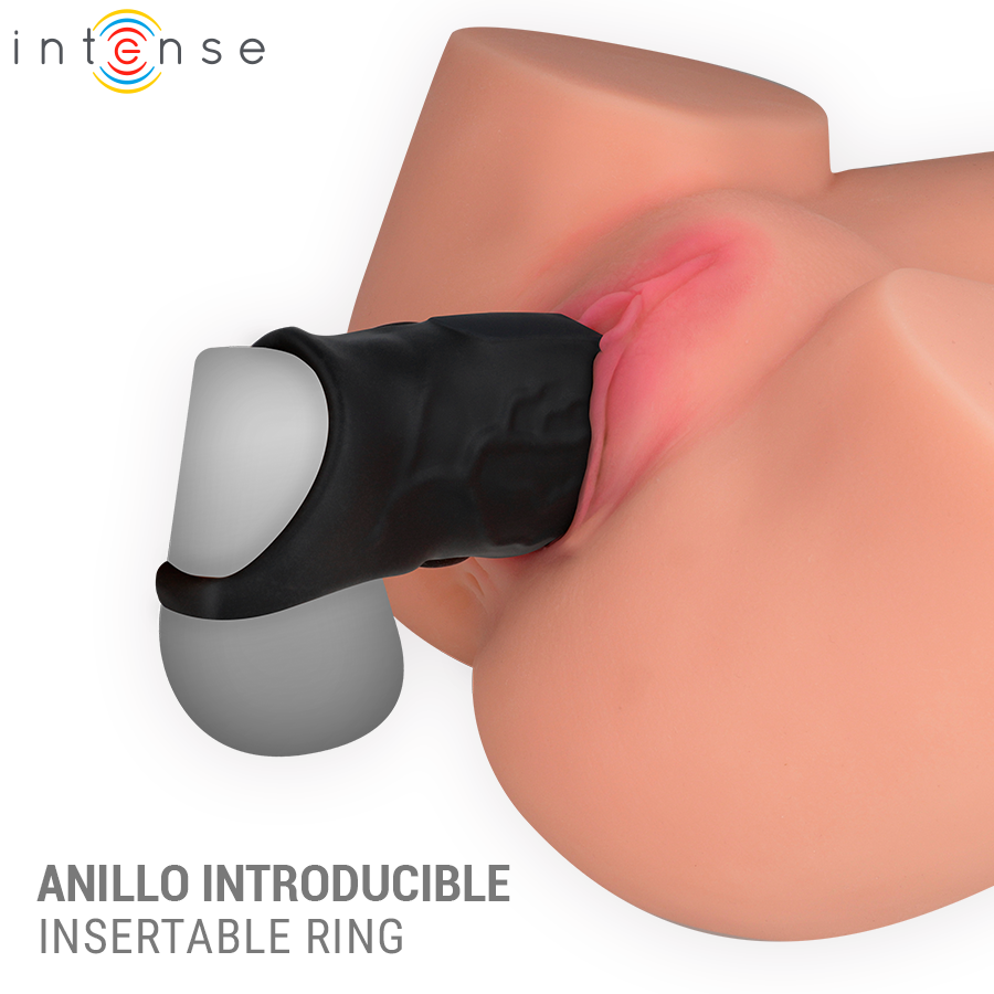 INTENSE - SEAN ANELLO PER PENE VIBRANTE REGOLABILE MODELLO 13 – Cockring con vibrazione – foto 2