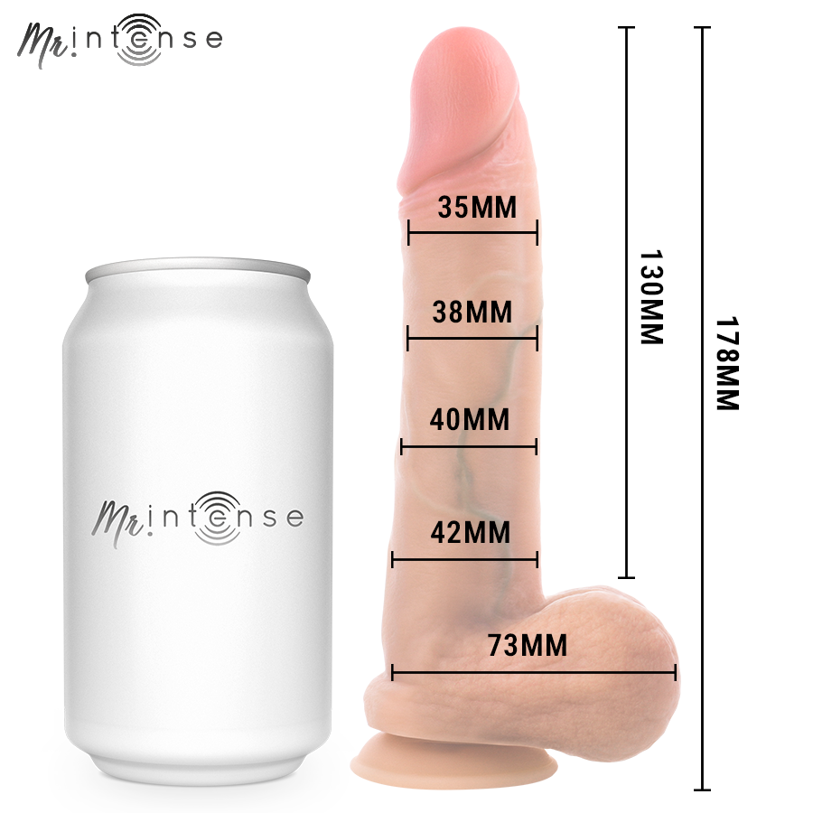 MR INTENSE - GARY S PENE IN SILICONE ULTRA-REALISTICO CON TESTICOLI 17,8 CM -Ø- 4,2 CM – Peni realistici – foto 5