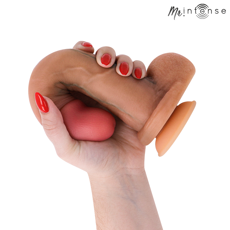 MR INTENSE - GARY L PENE IN SILICONE ULTRA-REALISTICO CON TESTICOLI 23 CM - Ø- 4,7 CM – Peni realistici – foto 5