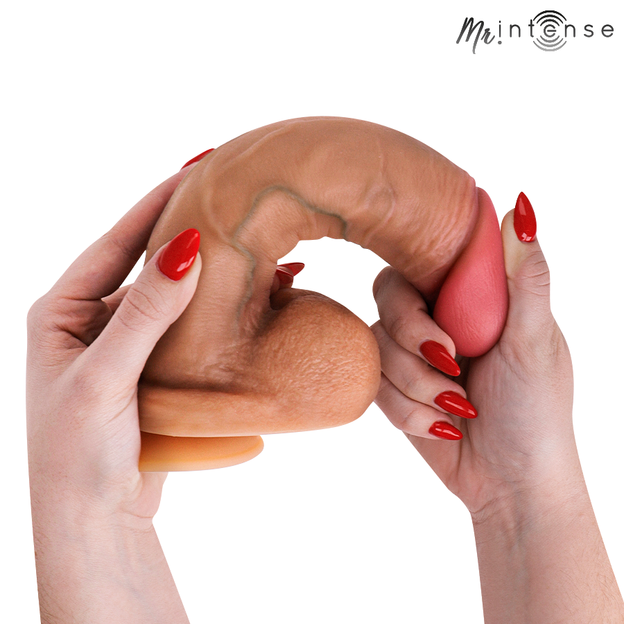 MR INTENSE - GARY XL PENE IN SILICONE ULTRA-REALISTICO CON TESTICOLI 25,5 CM -Ø- 5,1 CM – Peni realistici – foto 6