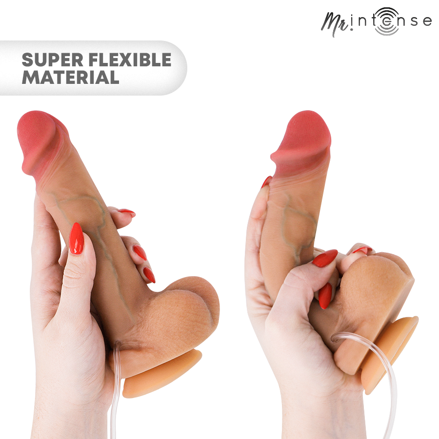 MR INTENSE - DANNY DILDO EIACULANTE IN SILICONE 20,5 CM -Ø- 4 CM – Peni realistici – foto 5