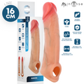MR INTENSE - SIMON L COPRI PENE IN SILICONE 16 CM -Ø- 4,5 CM – Copri pene con estensione