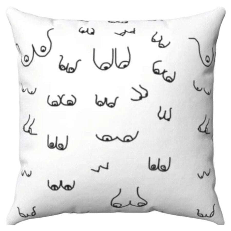 DIABLO PICANTE - CUSCINO PER SENI 30 X 30 BIANCO – Accessori