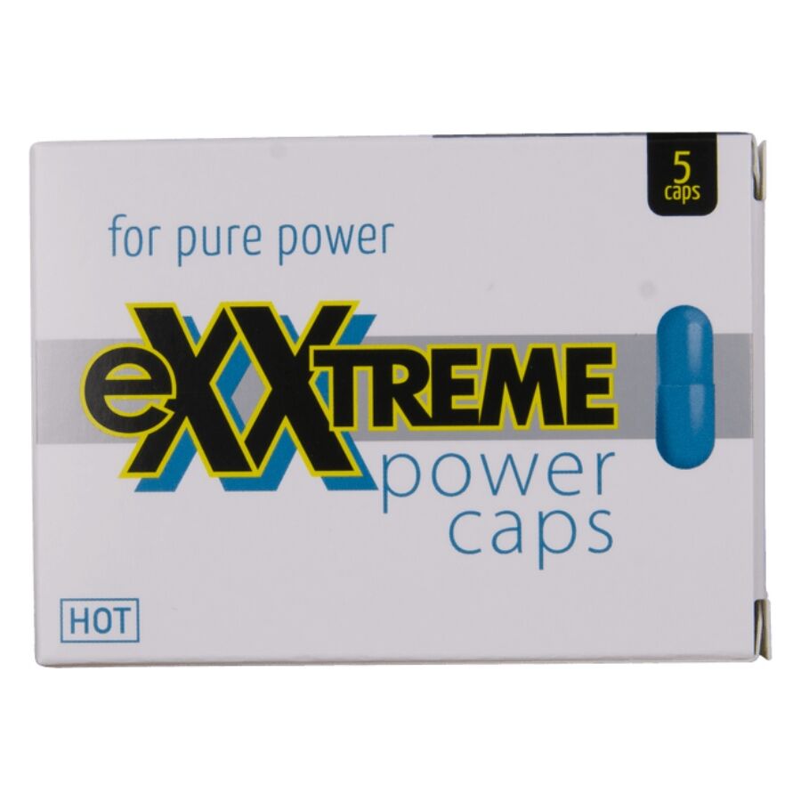 HOT - EXXTREME POWER CAPS UOMO 5 UNITÀ – Pillole per uomini