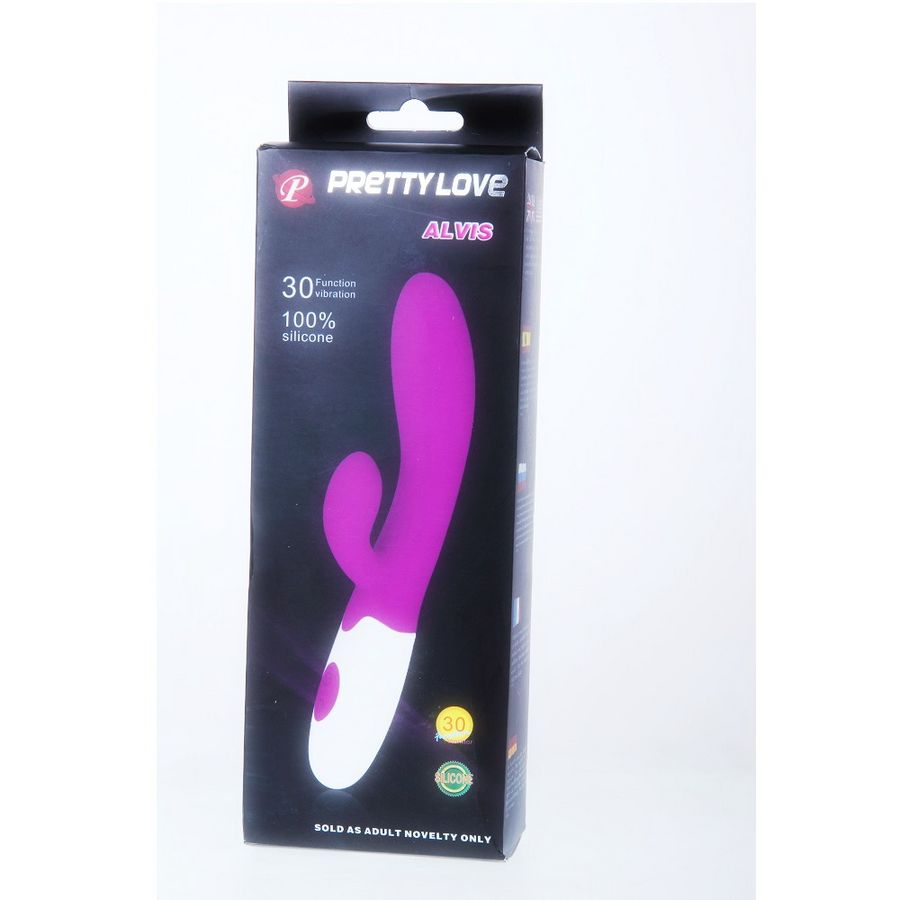 PRETTY LOVE - FLIRTATION VIBRATORE ALVIS CON STIMOLATORE DEL CLITORIDE – Vibratori di coniglio – foto 2