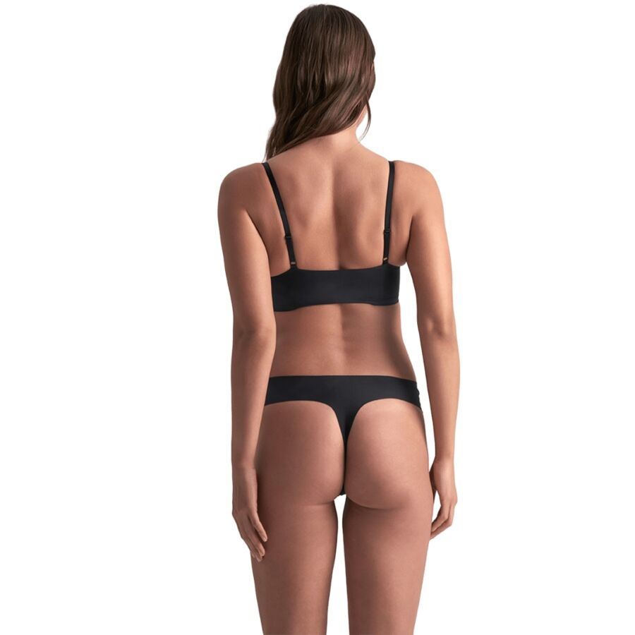 BYE-BRA - PACK 2 TANGAS INVISIBLES BEIGE Y NEGRO TALLA XL – Infradito – foto 7