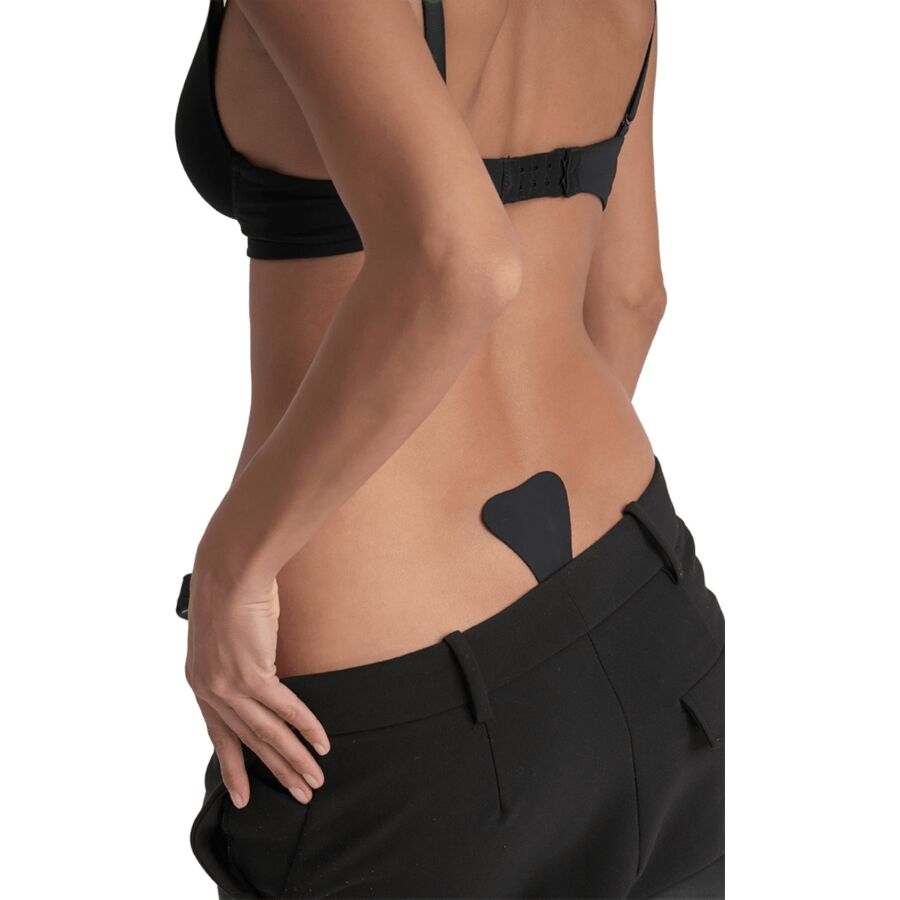 BYE-BRA - TANGA ADHESIVO NEGRO TALLA ÚNICA – Infradito – foto 2