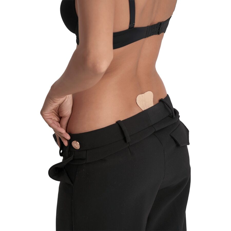 BYE-BRA - TANGA ADHESIVO ENCAJE BEIGE TALLA ÚNICA – Infradito – foto 2