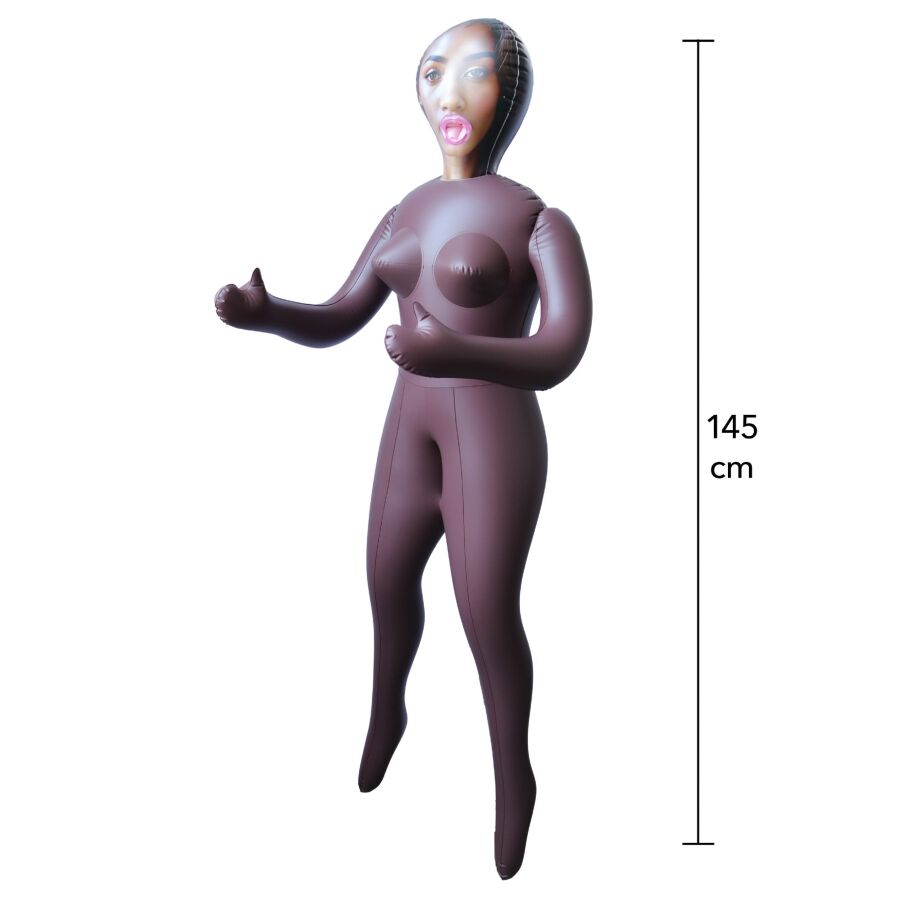 HIDDEN DESIRE - DIRTY DESTINY BAMBOLA GONFIABILE 145 CM – Dimensioni reali delle bambole – foto 2