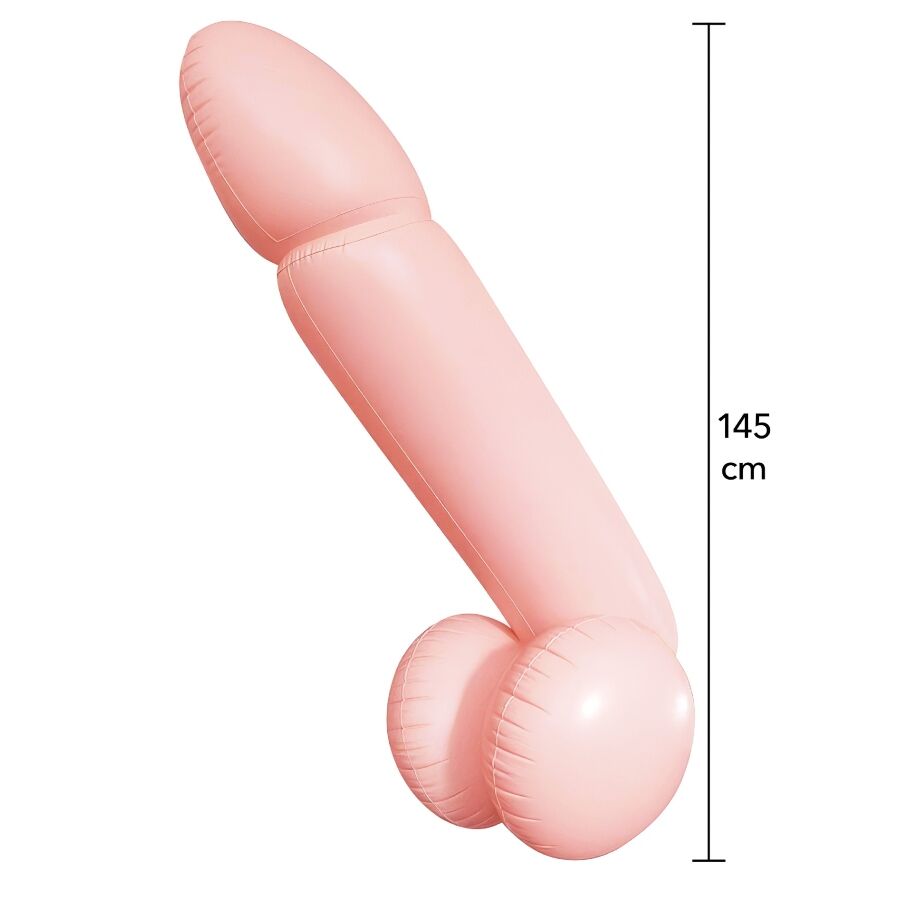 HIDDEN DESIRE - PENE GIGANTE GONFIABILE WILLY 145 CM – Bambole gonfiabili – foto 2