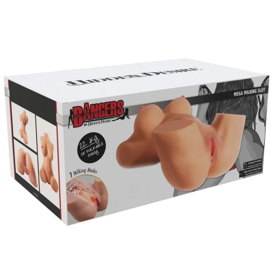 DESIDERIO NASCOSTO - MASTURBATORE FEMMINILE MEGA TROIA CON TORSO DA 22 KG – Dimensioni reali delle bambole – foto 9