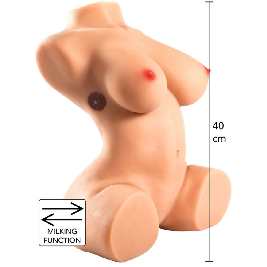 DESIDERIO NASCOSTO - MASTURBATORE FEMMINILE MEGA TROIA CON TORSO DA 22 KG – Dimensioni reali delle bambole – foto 4
