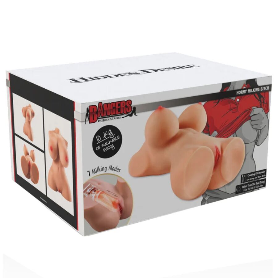 DESIDERIO NASCOSTO - TORSO DI CAGNA DA MUNGITURA ECCITATA MASTURBATORE FEMMINILE 10 KG – Dimensioni reali delle bambole – foto 9