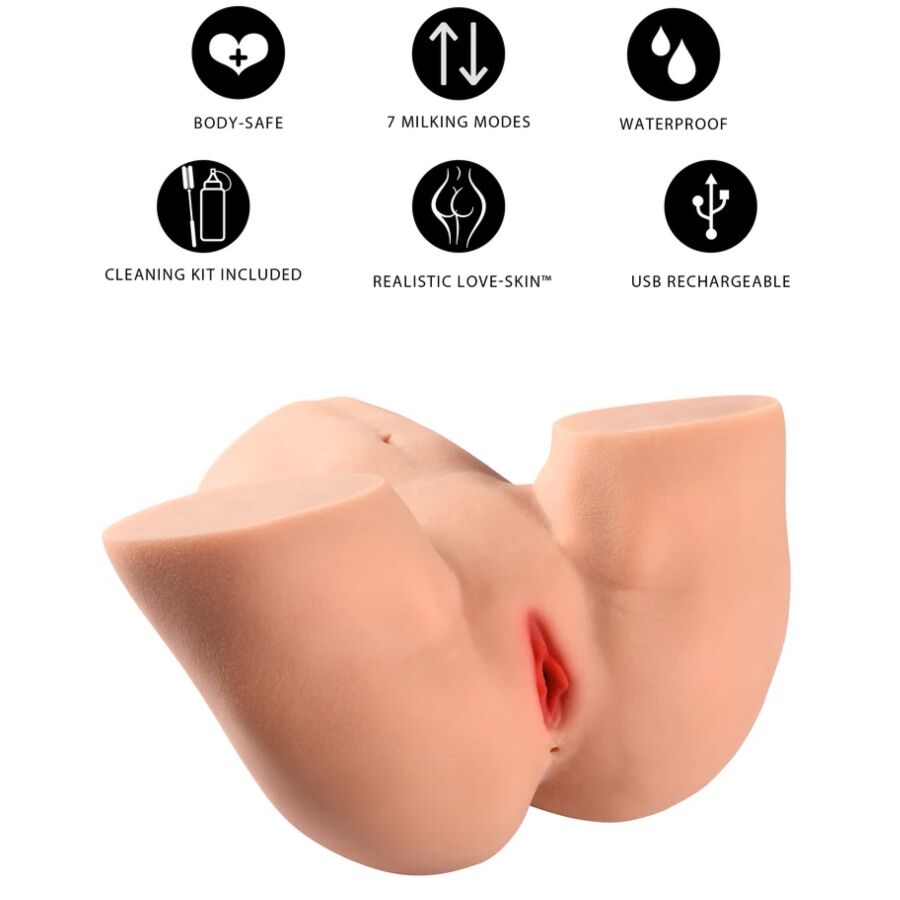 DESIDERIO NASCOSTO - MASTURBATORE FEMMINILE CON GRANDE CULO DA MUNGITURA 16 KG – Vagine con vibrazione – foto 8