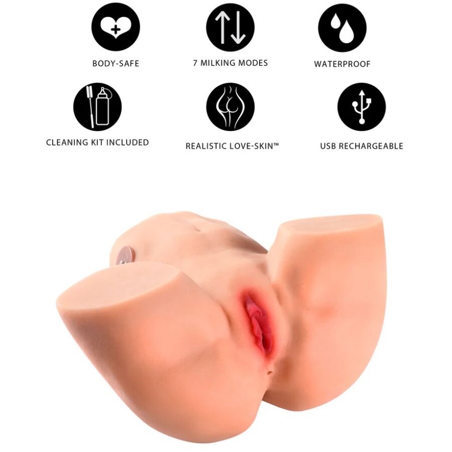 DESIDERIO NASCOSTO - MASTURBATORE FEMMINILE CON FIGA STRETTA DA MUNGITURA 6 KG – Vagine con vibrazione – foto 7