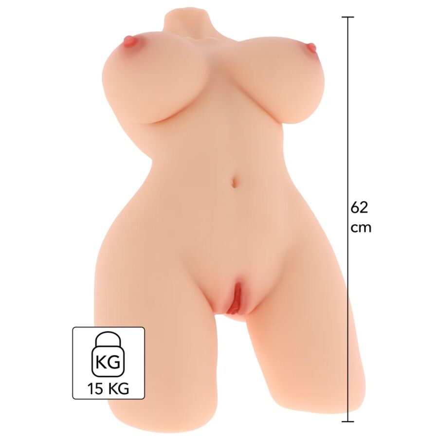 DESIDERIO NASCOSTO - GRANDE TROIA UNIVERSITARIA TORSO MASTURBATORE FEMMINILE 15 KG – Dimensioni reali delle bambole – foto 7