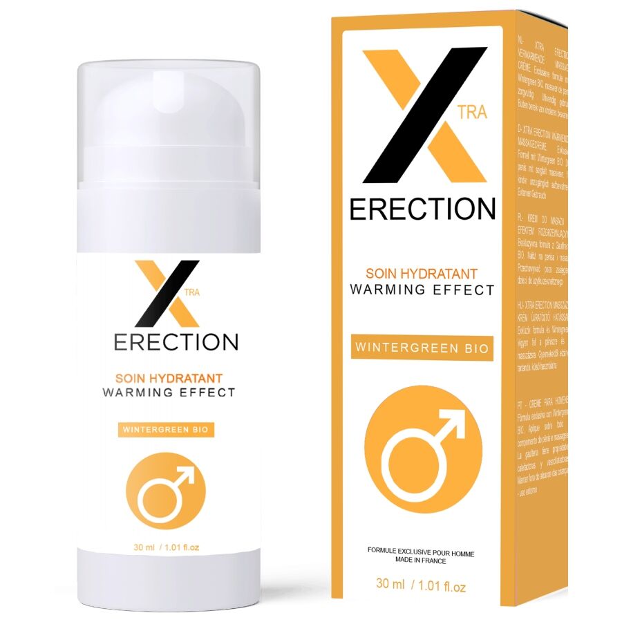 RUF - X ERECTION CREMA EREZIONE EFFETTO CALORE 30 ML – Aumento dell'erezione