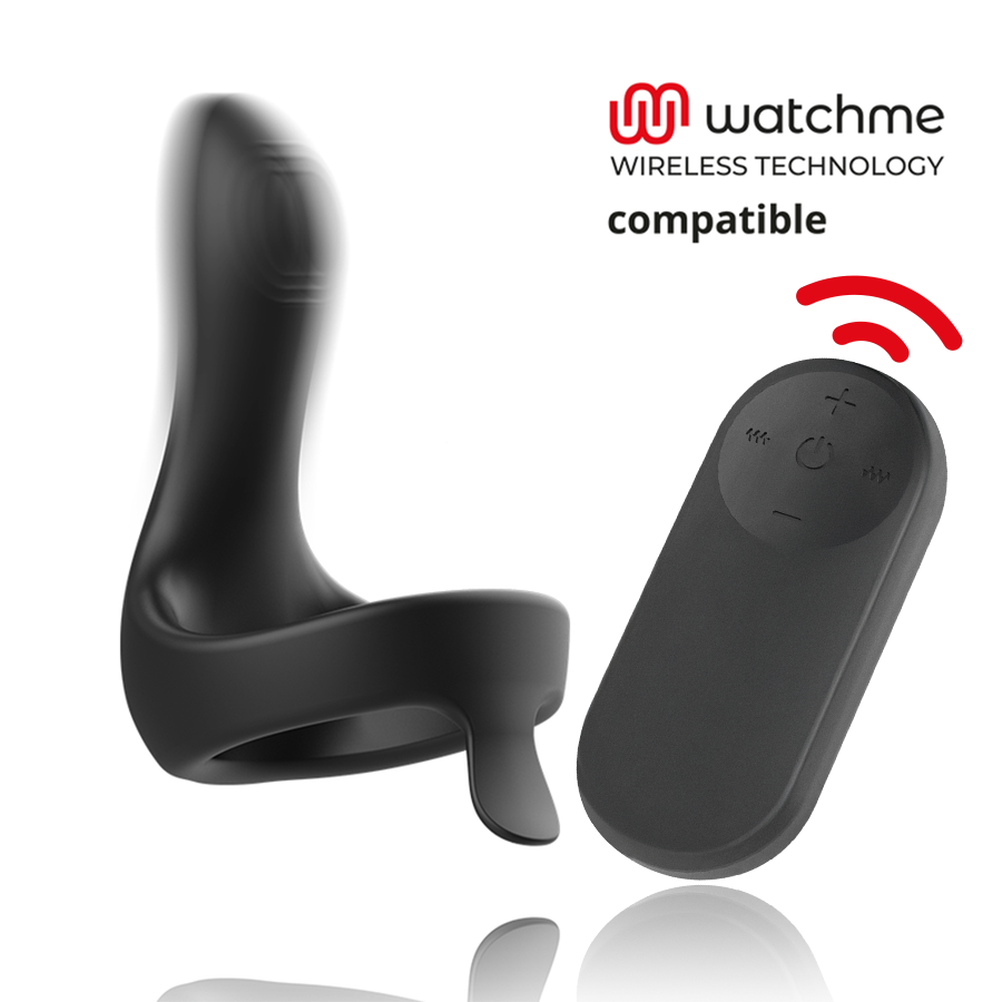 ANBIGUO - ARKADIO STIMOLATORE DEL GLANDE E DEL PERINEO COMPATIBILE CON TECNOLOGIA WIRELESS WATCHME – Telecomando