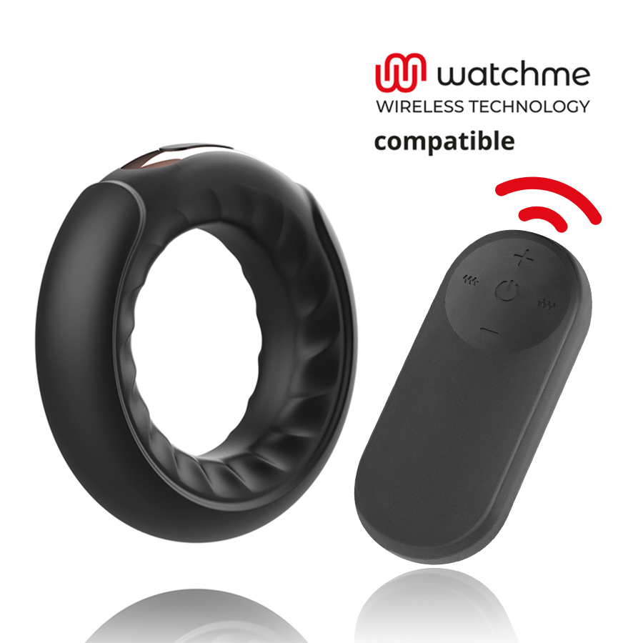 ANBIGUO - ADRIANO ANELLO VIBRANTE + TELECOMANDO WATCHME – Cockring con vibrazione