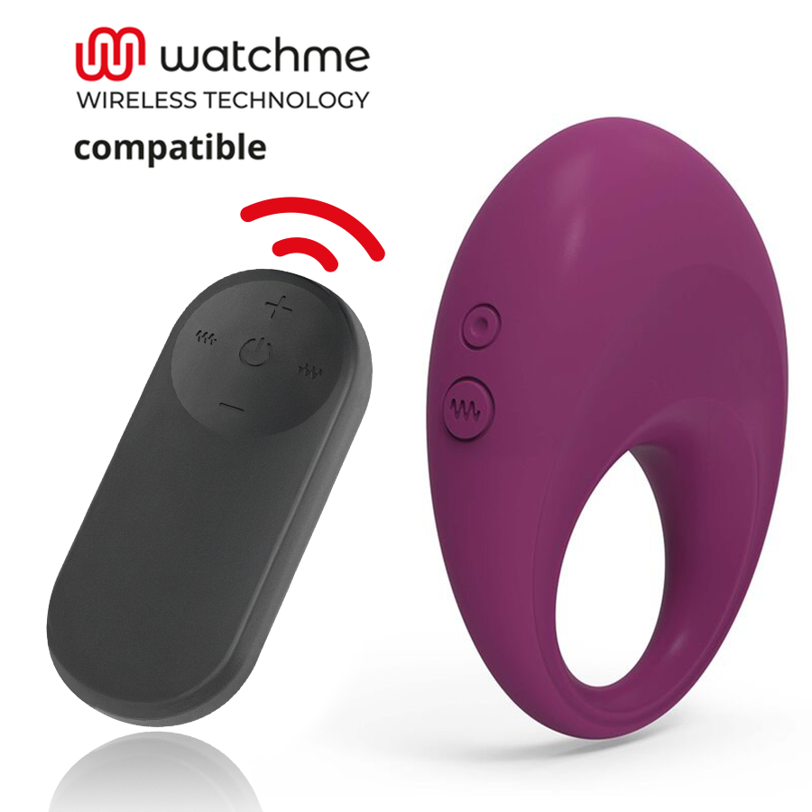 COVERME - DYLAN ANELLO RICARICABILE + TELECOMANDO WATCHME – Cockring con vibrazione