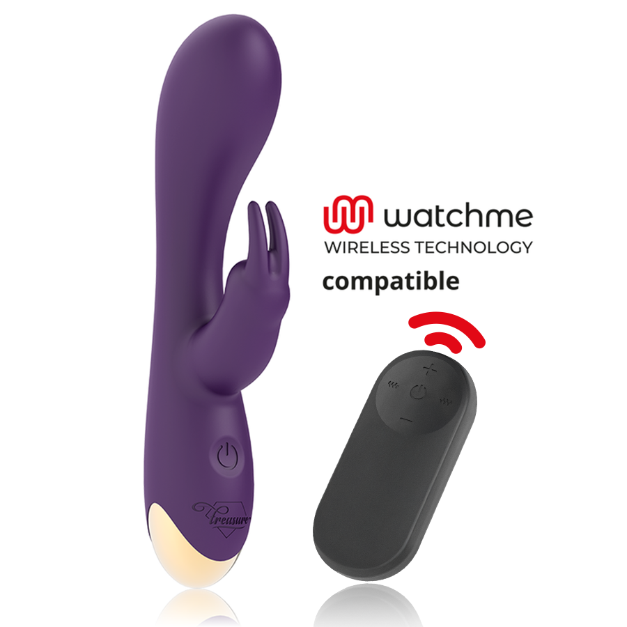 TREASURE - LAURENCE VIBRATORE RABBIT + TELECOMANDO WATCHME – Vibratori HI-TECH