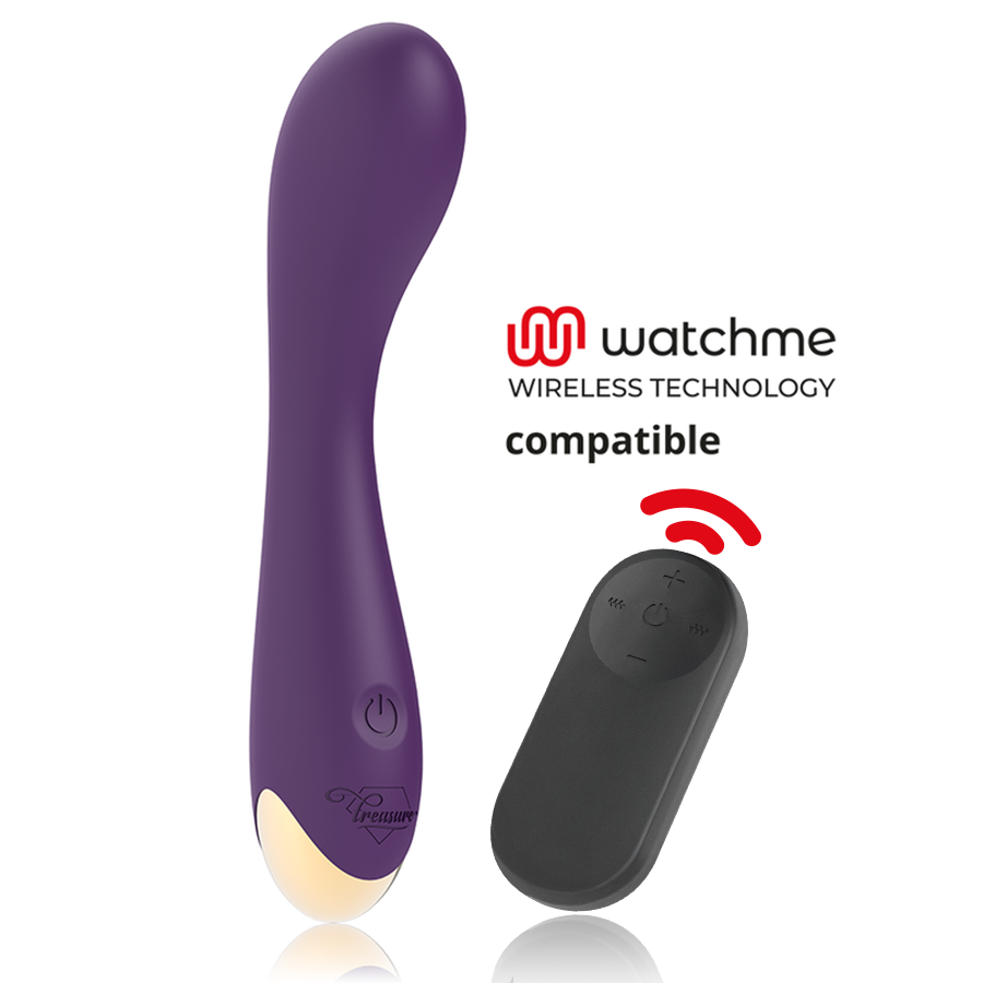 TREASURE - HANSEL VIBRATORE PUNTO G + TELECOMANDO WATCHME – Vibratori HI-TECH
