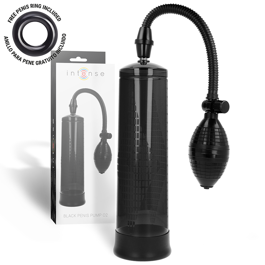 INTENSE - POMPA NERA 02 – Pompa per l'ingrandimento del pene