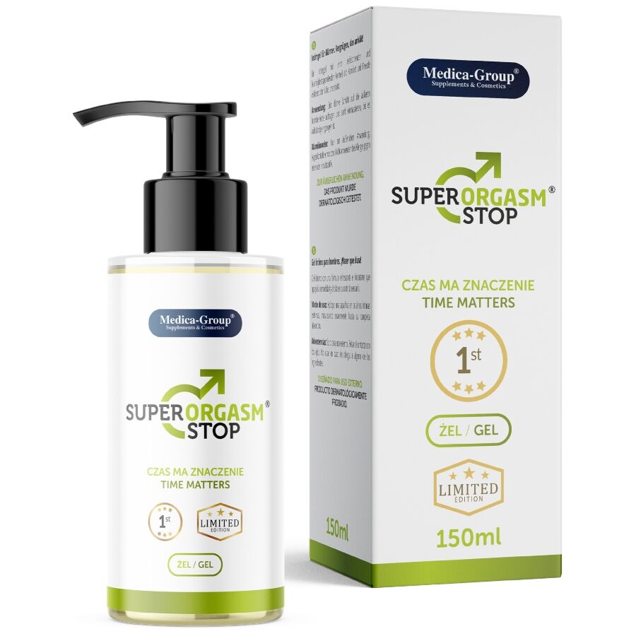 MEDICA GROUP - SUPER ORGASM STOP GEL INTIMO UOMO 150 ML – Ritardanti