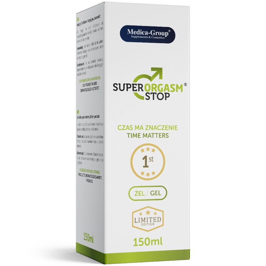 MEDICA GROUP - SUPER ORGASM STOP GEL INTIMO UOMO 150 ML – Ritardanti – foto 3