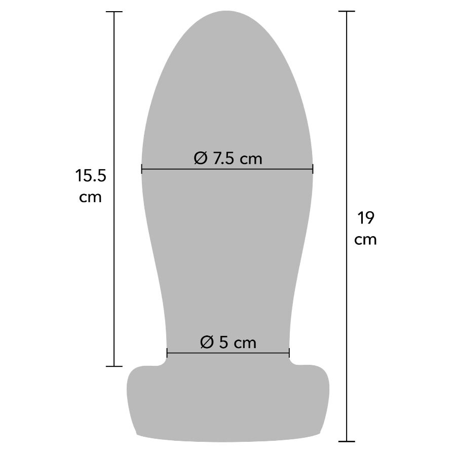 HIDDEN DESIRE - EXTREME HEAVY STRETCHER PLUG ANALE XL – Plug anale BDSM – foto 4