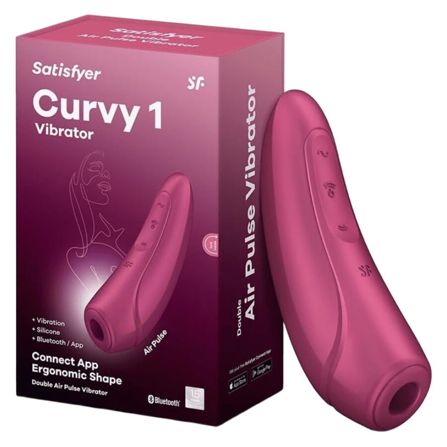 SATISFYER - CURVY 1 ROSSO ROSA – Vibratori con APP