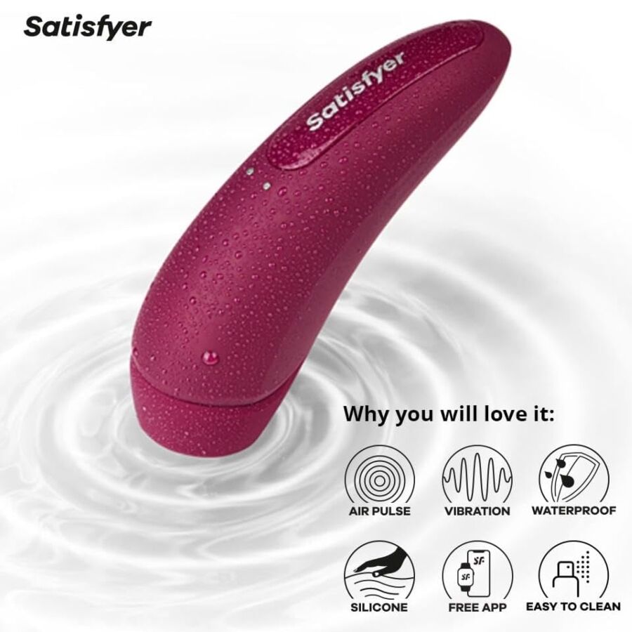 SATISFYER - CURVY 1 ROSSO ROSA – Vibratori con APP – foto 2