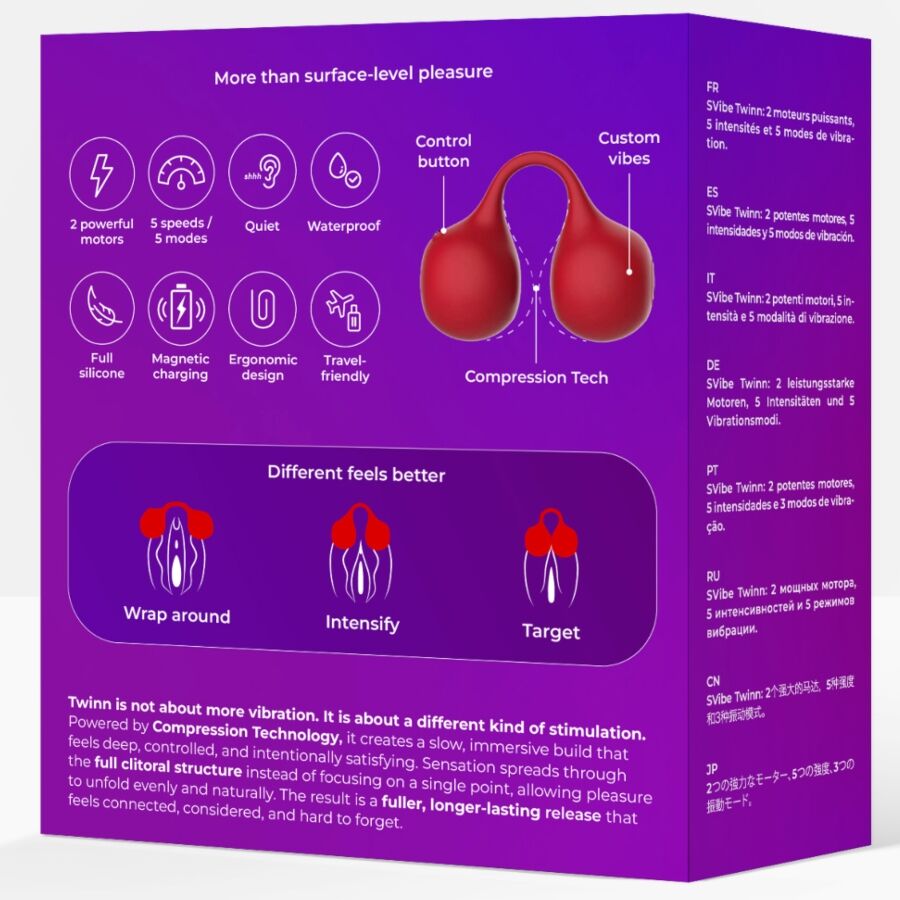 SNAIL VIBE - TWINN VIBRATORE A DITA CHERRY – Massaggiatrici – foto 5